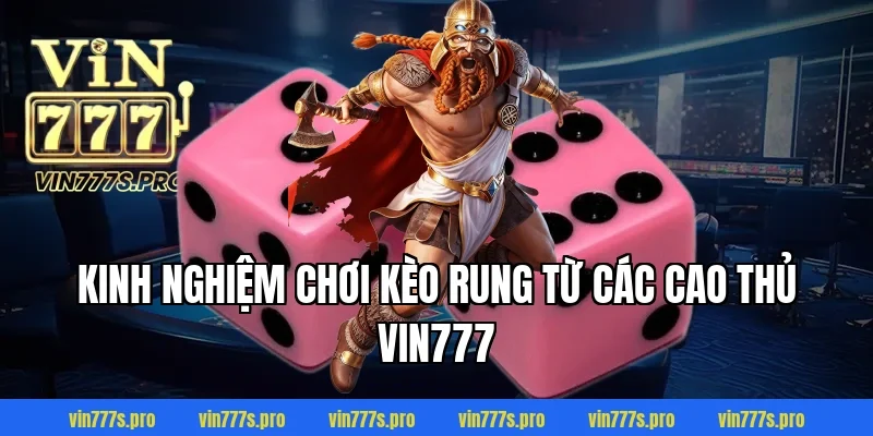KÈO RUNG VÀ HƯỚNG DẪN CHƠI KÈO RUNG DỄ THẮNG CHO CƯỢC THỦ 7 Kinh nghiệm chơi kèo rung từ các cao thủ VIN777